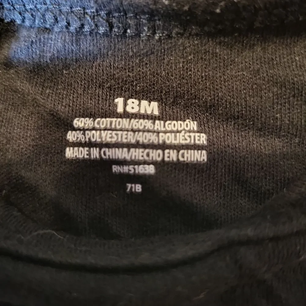 N/A black onsie